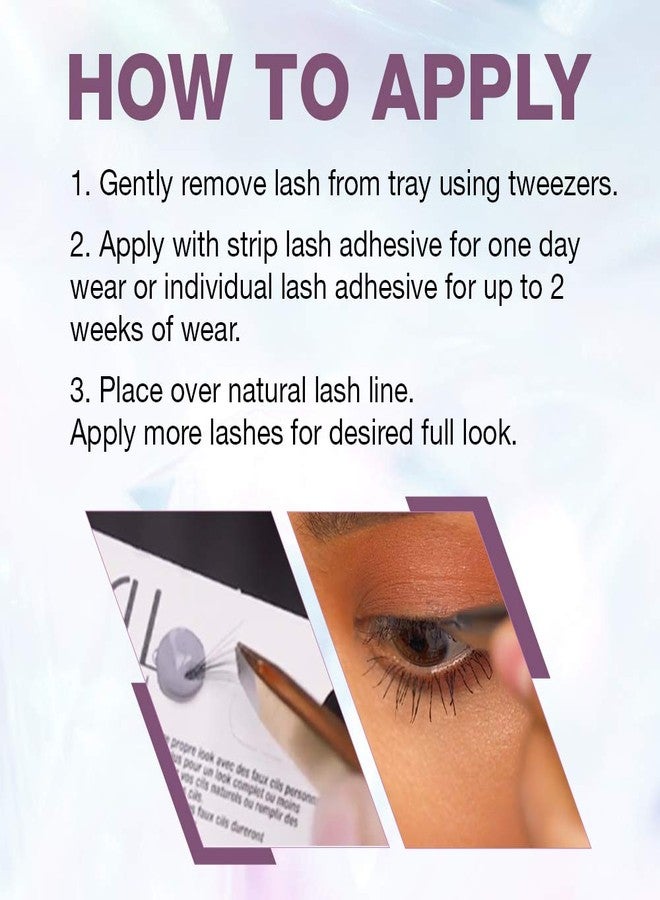Ardell Double Up Individual Lashes, Knotted - Long, Black, DIY Lash Clusters, Reusable Eyelash Extensions, 4 Pack - Image 5